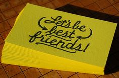 Artisan Letterpress Printing in Louisiana - Handcrafted Wedding Invitations, Business Cards, Stationery, and more. #card #yellow #letterpress #business