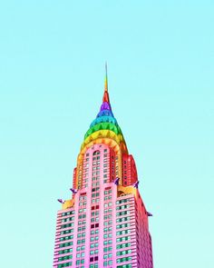 Ramzy Masri Turns Some Classic Buildings Into Rainbow Colors Creations