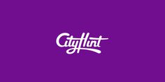 25+ Fresh Type-Based Logo Design Examples for Inspiration #logo #lettering #purple