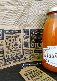 Hawtsauce #packaging #label