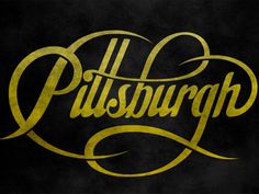 Ryan Hamrick | Pittsburgh Script #lettering #ryan #swash #hamrick #type