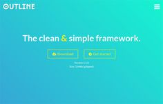 Outline – The Clean and Simple Responsive CSS Framework