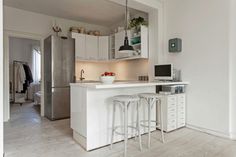 Small apartment in Malmo #interior #kitchen