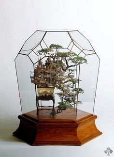 Takanori Aiba tokyo good idea #tree #diorama #treehouse #bonsai #miniature