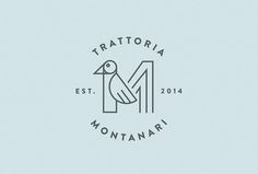 Trattoria Montanari by Twenty-Five Art House #logo #mark #logotype