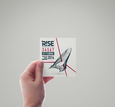 Rise Festival #hold #lines #design #graphic #art #rise #hand #typography