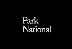 Park National by Michael Mason #logotype #typography