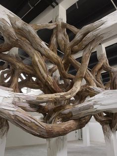 henrique oliveira baitogogo designboom 05 #wood #sculpture
