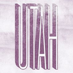 Utah #logo #texture #utah #illustration #poster