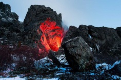 Aeon: Fiery Red Nordic Landscapes by Oystein Sture Aspelund