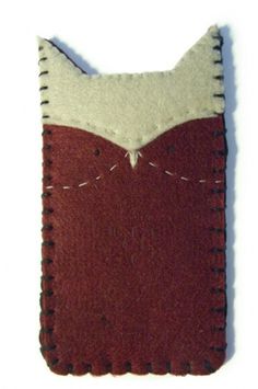 another owl sleeve for Iphone (3 & 4), ipod or... - #felt #handmade #owl #ckoe
