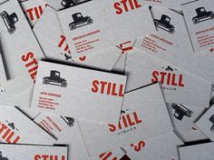 Still Liquor : Javas Lehn #business #branding #card #letterpress #logo