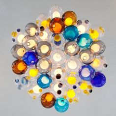 Dezeen » Blog Archive » Dezeen Screen: Gene Cafe by Gwenael Lewis for Bocci #lamp #glass #bocci #chandelier #led