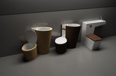 Za Bor Architects proposes an optimal combination of the toilet and sink - www.homeworlddesign. com (1) #ideas #furniture #bathroom