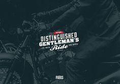 The Distinguished Gentleman's Ride on Behance #poster #motorcycle