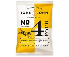 John & John PotatoÂ Crisps - TheDieline.com - Package Design Blog #packet #packaging #crisp #johnjohn #nautical