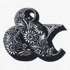 love letter project #ornate #design #floral #ampersand #illustration #typography