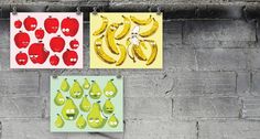 Doe Eyed / Design & Illustration #screen #illustration #fruit #print
