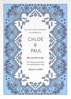 Decorative Lace - Wedding Invitations #paperlust #weddinginvitation #weddinginspiration #invitation #cards #paper #design #print #digitalca