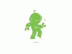 Dribbble - Hover Bot by James Graves #logo #illustration #vector #robot