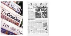 Studio David Hillman Portfolio | Editorial | The Guardian #miller #garamond #hillman #guardian #newspaper #the #grid #80s #helvetica #david