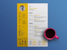 Free Manager Resume Template with Cover Letter