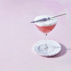 Learn how to make our Cocktail of the Month, a Lavender Pisco Sour