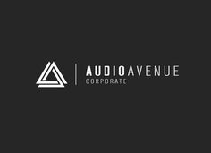 Audio Avenue on Behance #business #modern #card #black #logo #details #corporate #rule #triangle #music #type #audio #typography