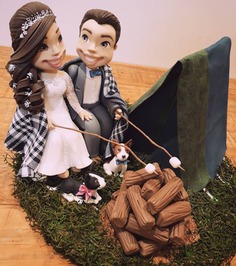 wedding cake toppers bride and groom