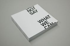 What We Cannot Say : Tim Wan : Graphic Design #design #graphic #editorial #publication