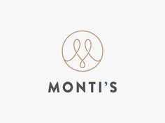 Monti's Logo by Josip Kelava #montis #logo #single #line #monogram #m #letter #letterm #bar #restaurant #josip #kelava