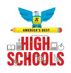 Dribbble - AmericasBest-Newsweek.png by Ed Nacional #icon #school #schooling #illustration #eagle #ed #america #nacional #pencil #high
