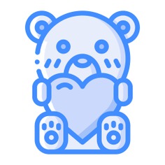 See more icon inspiration related to bear, kid and baby, teddy bear, puppet, fluffy, childhood, children, animals and animal on Flaticon.