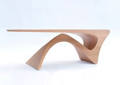 Form Follows Function Table | Daan Mulder #wood #smooth #table