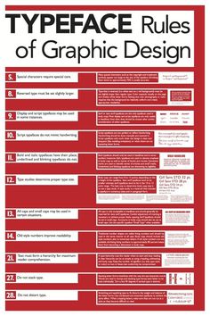 Rules of Graphic Design poster series #inspiration #design #graphic #typeface #poster