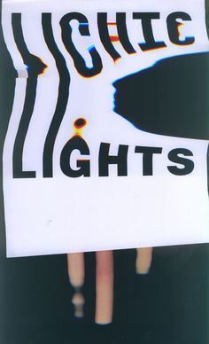 #glitch #lights #typography #leggo