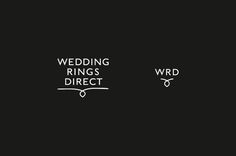 Wedding Rings Direct Red Design #branding