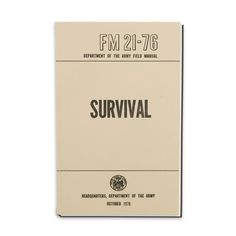 US Military Outdoor Survival Field Manual New Paperback | eBay #cover #survival #book