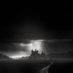 Castles made of sand... on Behance #white #black #photography #sand #and #castle