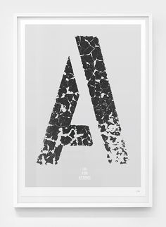 Image of (A) for Atomic #weathered #black #distressed #poster