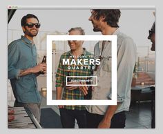 Makers Quarter #website #layout #design #web