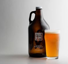 Steel & Oak Beer: Designed by Also Known As