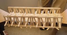 Diy Popsicle Stick Bridge Designs And Tutorials #craft #stick #popsicle #homemade #diy