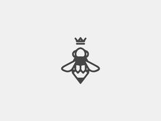 Bee + #crown #bee #lines