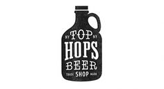 Logo | Top Hops Beer Shop NYC | Helms Workshop #identity #typography