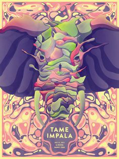 Tame Impala Gig Poster