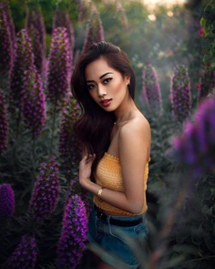 Vibrant and Moody Female Portrait Photography by Tim Cha