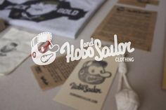 HOBO AND SAILOR CLOTHING on the Behance Network #logo #design #clothing #shirt