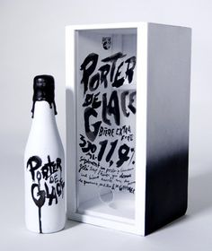 Porter de Glace #packaging #beer #label #bottle
