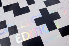 buromarks: http://the-collectors-edition.com/shop/the-designers-republic-artist-cover-bomb/ #holographic #print #book #cover #foil